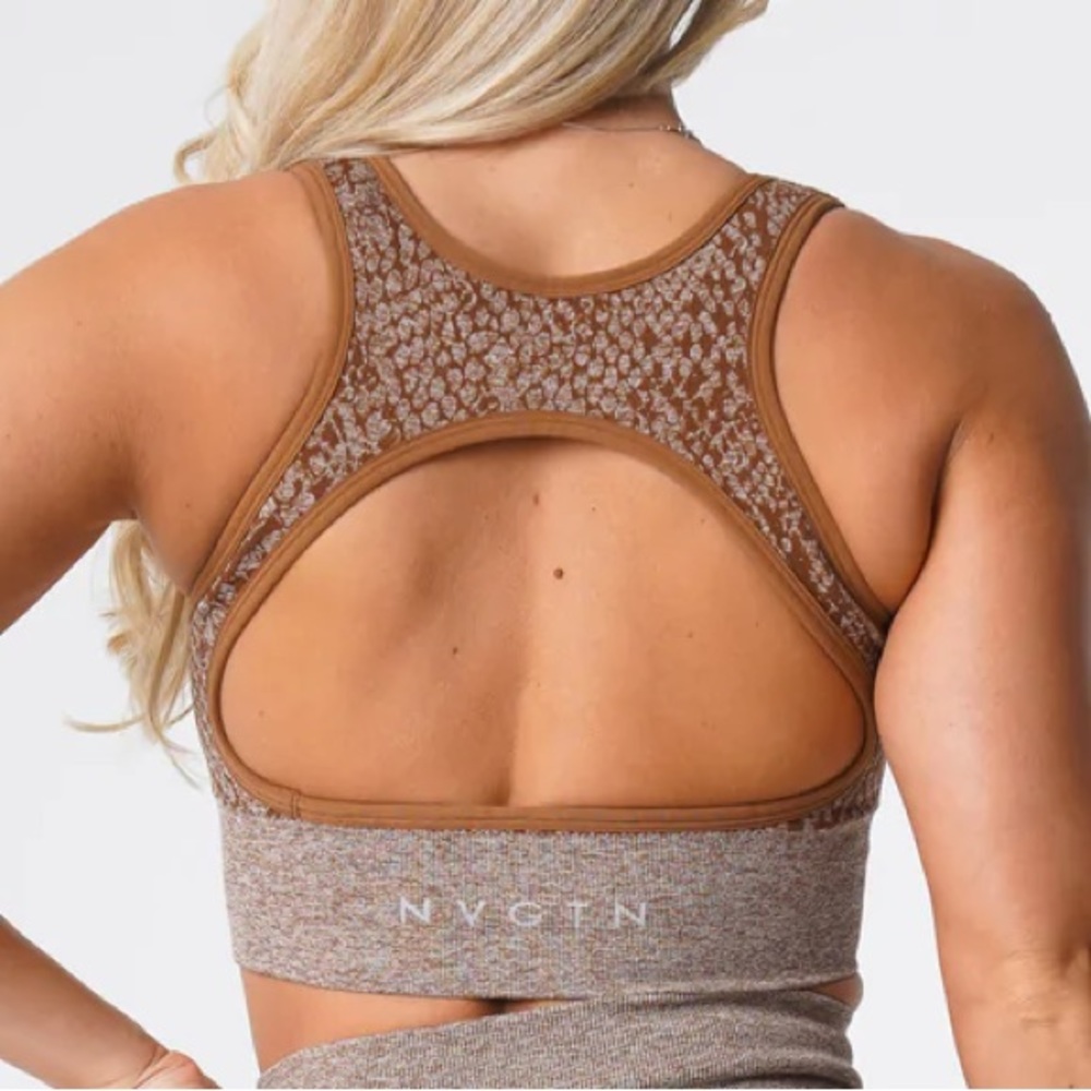NVGTN Snakeskin Mocha Eclipse Bra
